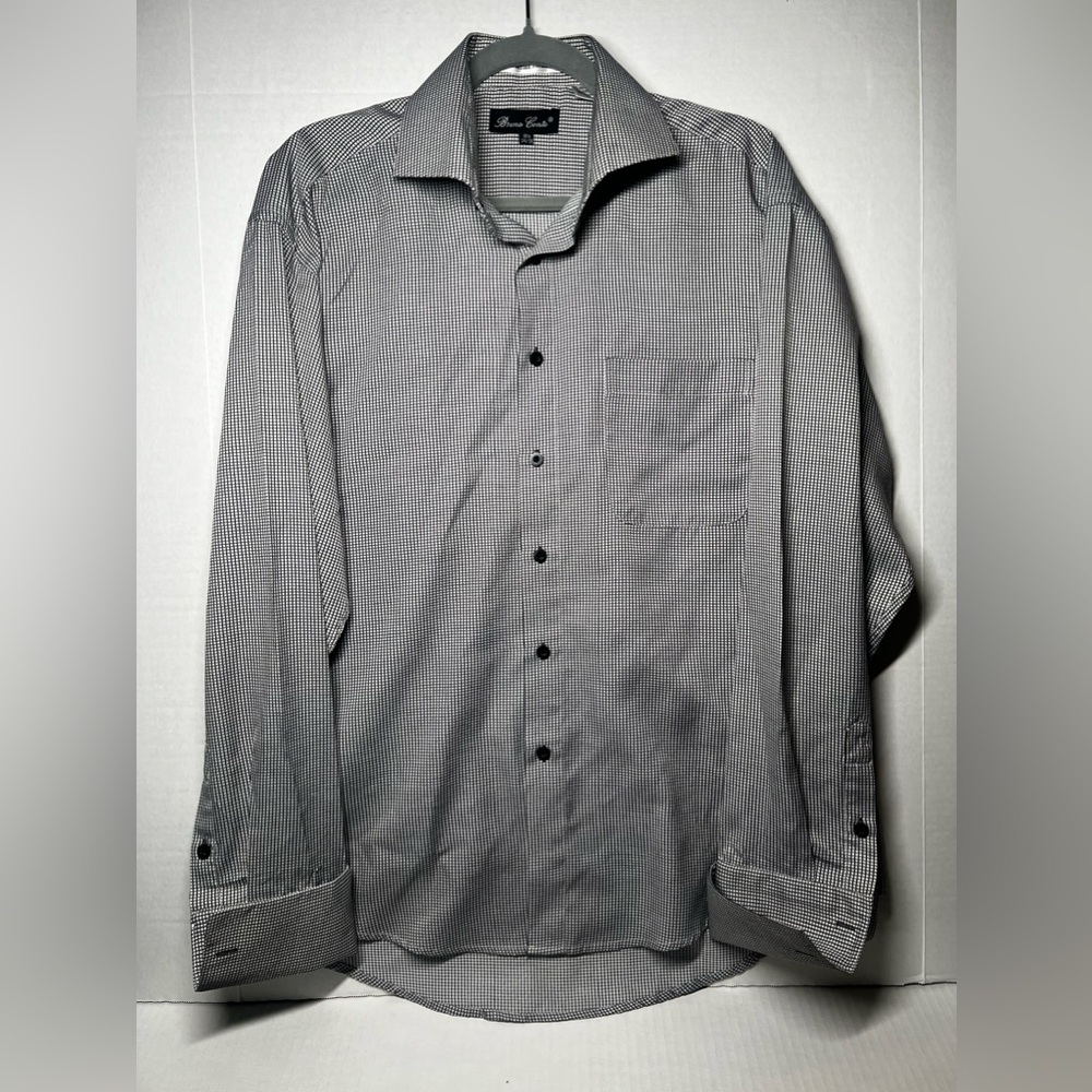 Bruno Conte Men’s Longsleeve Buttondown Shirt (16.5 34/35)